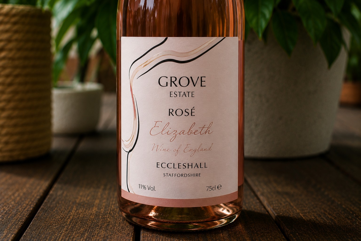 Grove Estate rosé wine — Wine of England